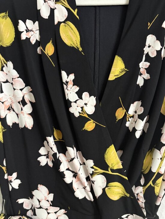 Floral Sleeveless Jersey Dress - Picture 3 of 5